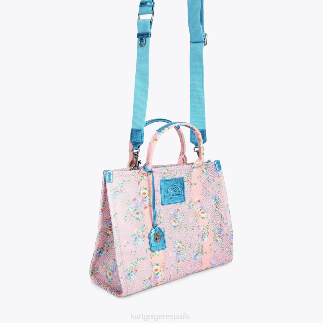 Kurt Geiger mujer bolso de mano Southbank de Londres 2LPR469 | bolsas combinación rosa